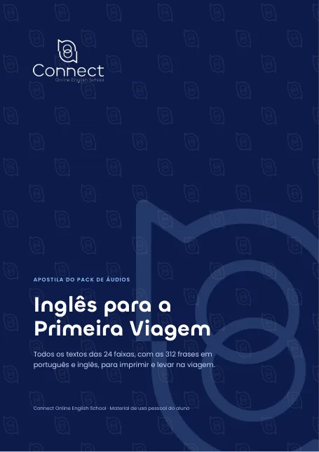 Capa da apostila Inglês para a Primeira Viagem